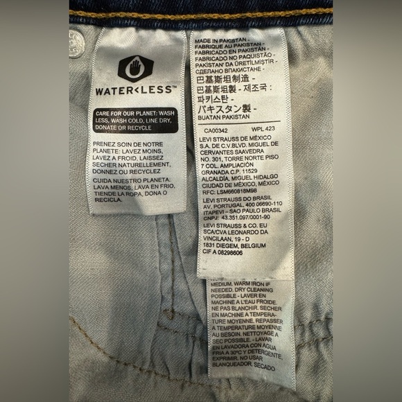 LEVI'S STRAUSS & CO Men 511 Slim Fit Jeans Size W32 L33 - Picture 5 of 8